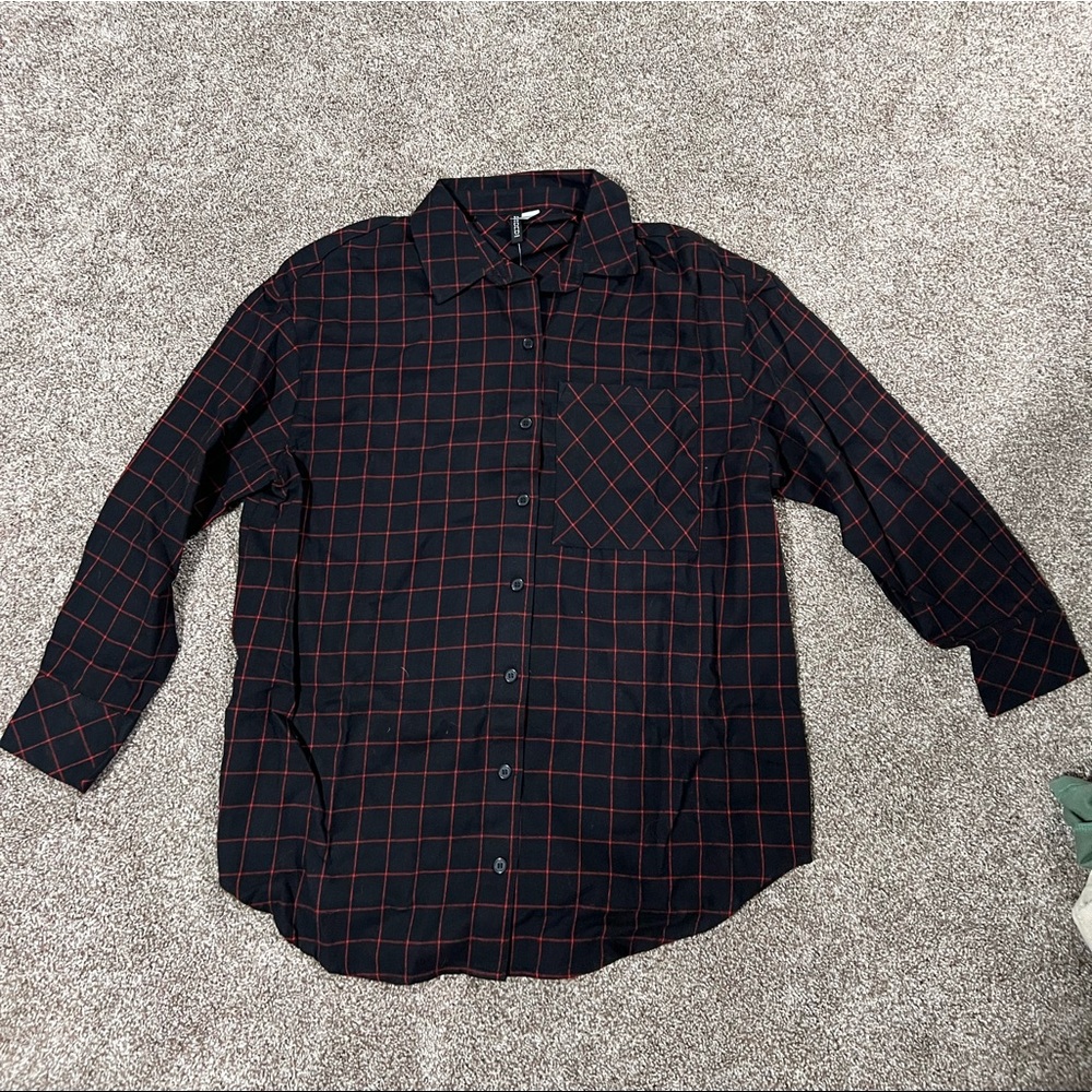 HM Oversized Button Up Shirt